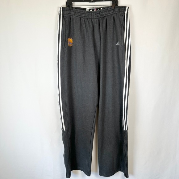 adidas Other - Adidas Golden State Warriors NBA Pants Mens 3XL2 Black White Striped Streetwear